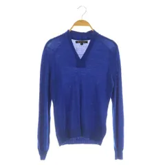 ブルックスブラザーズ BROOKS BROTHERS スキッパーニット セーター 長袖 ウール USA XS ブルー /MY ■OS