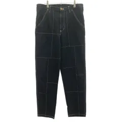 COMME des GARCONS SHIRT コムデギャルソンシャツ 16AW　ポリエステル製品染めステッチ裁断パンツ W24131 ブラック Sのサムネイル