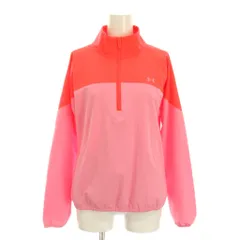 アンダーアーマー UNDER ARMOUR UAウーブン アノラック トレーニングジャケット ジャージ 長袖 M ピンク /YM ■GY58