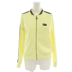 オニツカタイガー Onitsuka Tiger トラックジャケット 上着 S イエロー 黒 長袖 サイドライン /NSのサムネイル