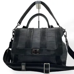 美品　Anya Hindmarch 3way ショルダーバッグ　ブラック　レザー