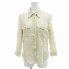 ボディドレッシングデラックス BODY DRESSING Deluxe シャツ 長袖 麻 リネン 38 アイボリー /OUのサムネイル