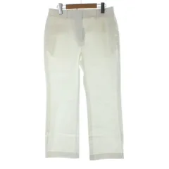セオリーリュクス theory luxe パンツ 42 白 ホワイト 無地 ストレートシルエット /AB ■OS