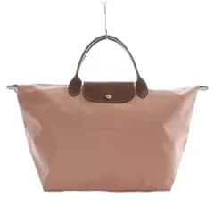 ロンシャン LONGCHAMP トートバッグ ナイロン レザー ルプリアージュ M サーモンピンク /RI ■OS