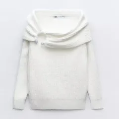 ZARA ザラ レディース ニット セーター オフショルダー ZARA ヴィンテージ トップス 服