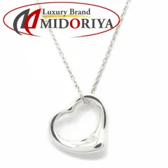 TIFFANY&Co. ティファニー オープンハート ネックレス 15mm シルバー925 レディース/295010【中古】【BJ】