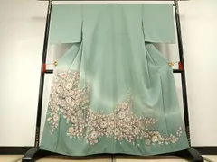平和屋着物●越後十日町の一流染匠　桐屋・翠山工房　色留袖　絞り　辻が花　暈し染め　正絹　逸品　AABG4344fy