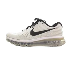 ナイキ NIKE AIR MAX 2017 ランニングシューズ 25.5cm スニーカー ローカット ロゴ 白 ホワイト 黒 ブラック 849559-100 /AE