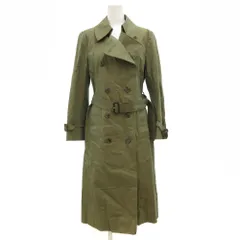 バーバリーズ Burberrys ヴィンテージ 白タグ 90s トレンチコート エポレット 裏地ノバチェック 11 玉虫色 カーキ /JS ■GY06