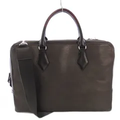 ヴィヴィアンウエストウッド Vivienne Westwood 2WAY ビジネスバッグ ブリーフケース ハンドバッグ ショルダーバッグ レザー 牛革 ワンカラー 茶 ブラウン タグ付き /BB