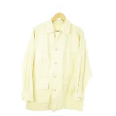 バーバリーズ Burberrys ステンカラージャケット ワンポイント ロゴ刺繍 薄手 L ベージュ /AO11 ■GY18