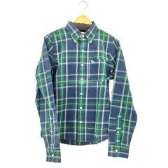 アバクロンビーアンドフィッチ Abercrombie ＆ Fitch MUSCLE チェック ボタンダウン ロングスリーブシャツ メンズ  M