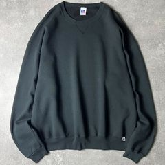 USA製 ブラック 90s Russell ラッセル スウェット 無地黒 XL - メルカリ