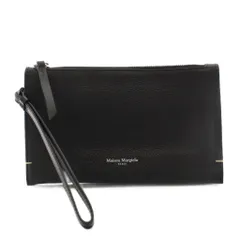 メゾンマルジェラ Maison Margiela 25SS クラッチバッグ パーティバッグ セカンドバッグ レザー 黒 SA2VL0021 /KH
