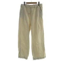チャオパニック ティピー CIAOPANIC TYPY パンツ M アイボリー ゴムウエスト ワイドレッグ 裾スリット /AB ■GY58
