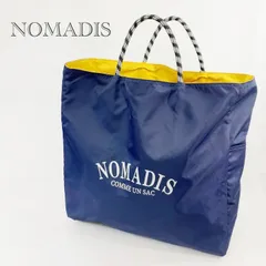 美品 NOMADIS NOMADIS ノマディス SAC 2 16mm 大容量 ナイロン トートバッグ  ネイビー ユニセックス レディース 鞄 _201067