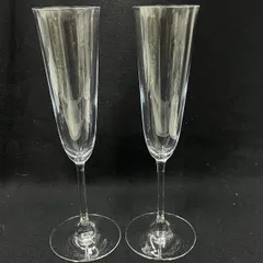 【中古】baccarat バカラ シャンパン ワイングラス フィラオ ペア　高24.5*3口径5【送料無料】