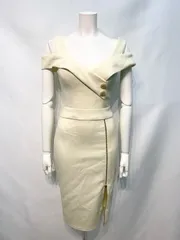 2279 Veautt ヴュート　キャバクラ　ドレス　伸縮性　ジップ　タイト　ミディ　キャバドレス　XS