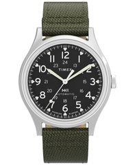 Free Shipping: Timex Men's Mechanical Automatic Green Nylon Watch, 40mm, Green