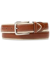 [무료 배송] 클럽 룸 남성 벨트 액세서리 Mens Canvas Overlay Belt Tankhaki