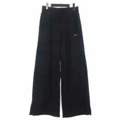 ナイキ NIKE 美品 ウィメンズ ハイウエスト ワイドレッグ コージー フリース パンツ FN3623-010 黒 ブラック S