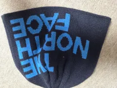 THE NORTH FACE ロゴ ビーニー ネイビー