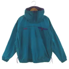 コロンビア Columbia アノラックジャケット スタンドカラー 胸ポケ プルオーバー ブルー系 青系 パープル 紫 M