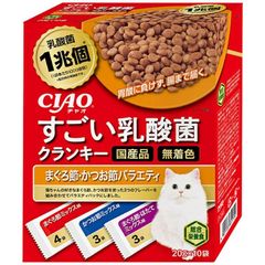 いなば CIAO すごい乳酸菌クランキー まぐろ節ミックス味 10袋×2箱