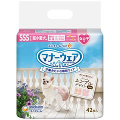 マナーウェア SSS女の子トラッド超小型犬用 42枚入り×6袋 マナーウェア SSSサイズ女の子トラッド超小型犬用 42枚入り×6袋 - メルカリ