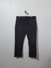 GUESS レディース ストレッチ デニム ズボン ブラックデニム 33 (c자86)