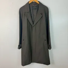 nano universe ナノユニバース チェスターコート 無地 ブラウン XLサイズ メンズ 古着 シンプル シティーボーイ