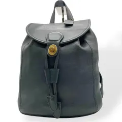 極美品　COACH オールドコーチ　リュック　グリーン　レザー　本革