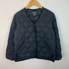UNIQLO ユニクロ ウルトラライトダウンジャケット キルティング ブラック Mサイズ レディース 古着 シンプル シティーボーイ