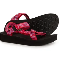 テバ レディース シューズ サンダル Teva Midform Universal Sport Sandals For Women Neon Floral PinkPurple ピンク