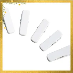 [TOuWA] 着物クリップ 着付け ハンディクリップ 和装 浴衣 通年用 着物 クリップ 衿止め 軽量 5個セット お茶会 七五三 お宮参り 紅葉狩り （白） 1