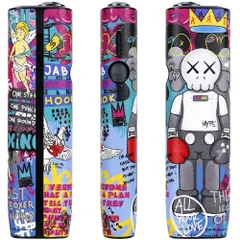 [Votabell] 加熱式たばこ用ケース IQOS ILUMA ONE/イルマ i ワンに適合する（PUレザー製 360°全面保護 耐衝撃 落書き 動物柄 熊)