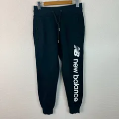 new balance ニューバランス スウェットパンツ ロゴプリント ブラック Mサイズ レディース 古着 スポーツMIX ストリート