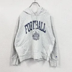 古着 used　Champion　チャンピオン　リバースウィーブ　スウェットパーカー/フーディー　アーチプリント　霜降りグレー　Lサイズ【値引き交渉OK！】