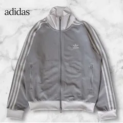 極美品 アディダス オリジナルス ベッケンバウアー トラックジャケット グレー Lサイズ adidas originals CLASSIC TT ジャージ 刺繍ロゴ 3本ライン JP1226 B1045