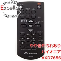 [bn:17] PIONEER　サラウンドシステム用リモコン　AXD7686のサムネイル