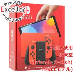 [bn:10] 【新品訳あり(箱きず・やぶれ)】 任天堂　Nintendo Switch 有機ELモデル マリオレッド　HEG-S-RAAAA