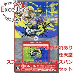 [bn:16] スプラトゥーン3 + エキスパンション　Nintendo Switch　カバーいたみ