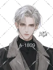 A-1809 メンズ ステッカー sticker 素材 コラージュ collage シール achashop