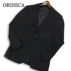 ORIHICA オリヒカ 通年 背抜き★ ストレッチ コンフォート テーラード ジャケット Sz.A6 メンズ 黒