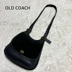 極美品 OLD COACH オールドコーチ 9014 ショルダーバッグ ワンショルダー クロスボディ 斜め掛け メッセンジャーバッグ USA製 レザー 本革  牛革  ゴールド 金具 ターンロック エルゴ ホーボー 70s 80s 90s