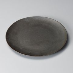 サステナブル 杉皮ブラック 深皿スクープ(26cm)＆カトラリーセット