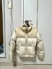 THE NORTH FACE ザノースフェイス ヌプシ Nuptse ジャケット ショートダウン ショート丈 S/85 クリーム