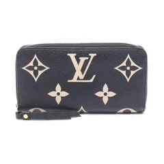 LOUIS VUITTON ルイ・ヴィトン ジッピーウォレット バイカラーモノグラムアンプラント ラウンド長財布