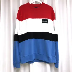 カルバン・クライン ジーンズ カラー ブロック スウェット (XL)
