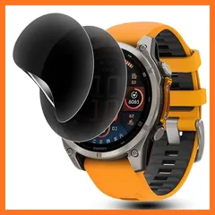 【新品】 【覗き見防止 2枚セット】GARMIN(ガーミン)fenix 8 Sapphire AMOLED 47mm用 保護フィルム 液晶保護 プライバシー保護 キズ防止 TPU素材 3D設計 指紋防止 気泡ラス 非強化ガラス プレミアム素材 撥油 疎水性 0